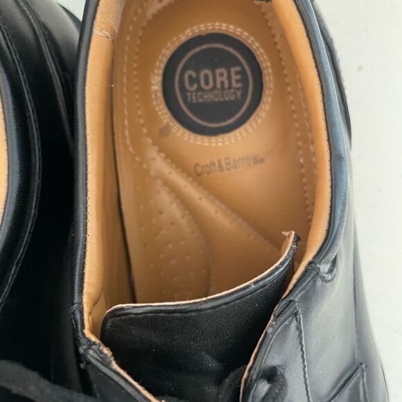 Croft & Barrow Mens Sz 11 M Black Leather Oxford Core Technology Loafers shoes - Picture 6 of 7